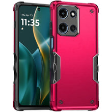 For Moto G Stylus 2025 Case Tough Grip Design Shockproof Hybrid + Tempered Glass
