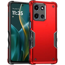 For Moto G Stylus 2025 Case Tough Grip Design Shockproof Hybrid + Tempered Glass