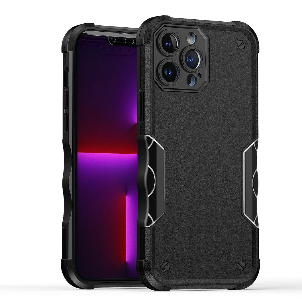 For iPhone 13 Pro Max Case Exquisite Tough Grip Design Shockproof Hybrid Cover