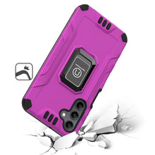 For Samsung A15 5G Case Shockproof Hybrid w/ Premium Ring Stand + Tempered Glass