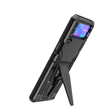 For Samsung Z Flip4 Case Shockproof Kickstand Magnetic Hybrid Phone Cover