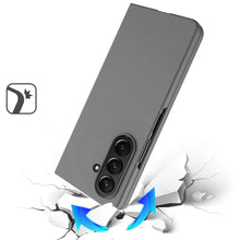 For Samsung Z Fold7 Case Flip Snap On Premium Matte Finish Cover +Tempered Glass