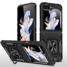 For Samsung Z Flip5 Case Shockproof Phone Cover with Magnetic Ring Stand