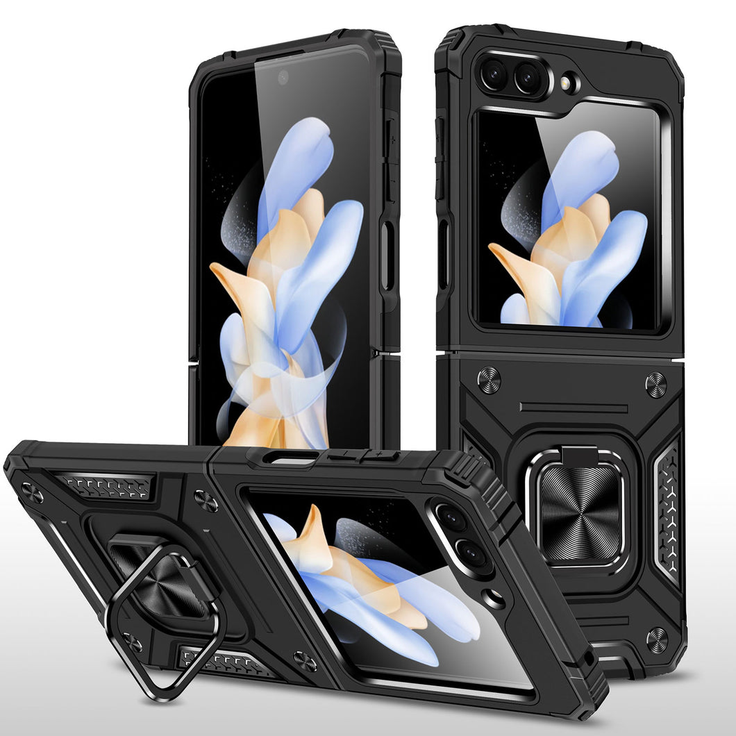 For Samsung Galaxy Z Flip 6 Case Robust Magnetic Kickstand Shockproof Hybrid