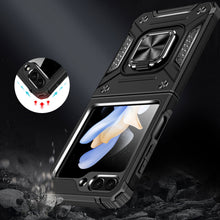 For Samsung Z Flip5 Case Shockproof Phone Cover with Magnetic Ring Stand