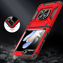 For Samsung Z Flip5 Case Shockproof Phone Cover with Magnetic Ring Stand