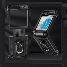 For Samsung Galaxy Z Flip 6 Case Ring Magnetic Kickstand Protective Phone Cover