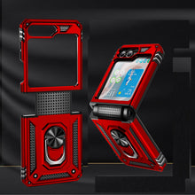 For Samsung Galaxy Z Flip 6 Case Ring Magnetic Kickstand Protective Phone Cover