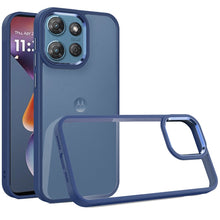 For Moto G 2025 Case Protective w/ Metallic Buttons Raised Edge + Tempered Glass
