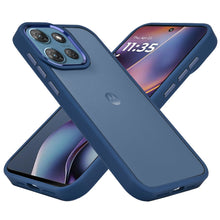 For Moto G 2025 Case Protective w/ Metallic Buttons Raised Edge + Tempered Glass