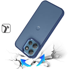 For Moto G 2025 Case Protective w/ Metallic Buttons Raised Edge + Tempered Glass