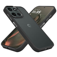 For Motorola Edge 2025 Case Protective Cover w/ Metallic Buttons and Raised Edge