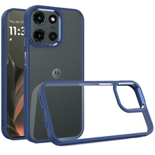 For Motorola Edge 2025 Case Protective Cover w/ Metallic Buttons and Raised Edge