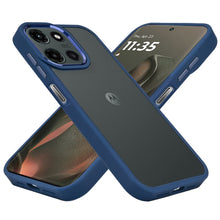 For Motorola Edge 2025 Case Protective Cover w/ Metallic Buttons and Raised Edge