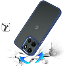 For Motorola Edge 2025 Case Protective Cover w/ Metallic Buttons and Raised Edge