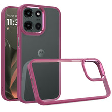 For Motorola Edge 2025 Case Protective Cover w/ Metallic Buttons and Raised Edge