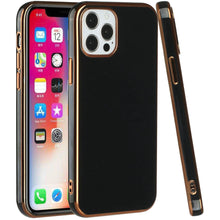 For iPhone 14 PRO Case Electroplated Chrome Border Wrap around Fashion Cover