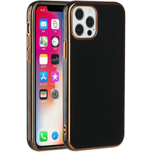 For iPhone 14 PRO Case Electroplated Chrome Border Wrap around Fashion Cover