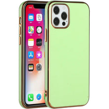 For iPhone 13 PRO Case Electroplated Chrome Border Wrap around Fashion Cover