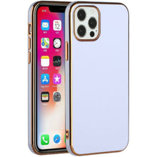 For iPhone 13 PRO Case Electroplated Chrome Border Wrap around Fashion Cover