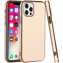 For iPhone 13 PRO Case Electroplated Chrome Border Wrap around Fashion Cover