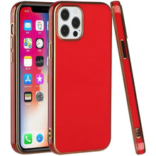 For iPhone 14 PRO Case Electroplated Chrome Border Wrap around Fashion Cover