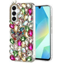 For Samsung A16 5G Case Full Bling Rhinestones Phone Cover + Tempered Glass