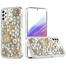 For Motorola Edge+ Plus(2023) Case Full Diamond Bling  with Ornaments Hard Cover