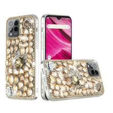 For REVVL 6/6X PRO 5G (2023) Case Full Diamond Bling 3D Jewel Phone Cover