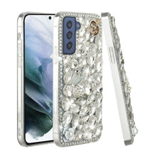 For Motorola Edge+ Plus(2023) Case Full Diamond Bling  with Ornaments Hard Cover