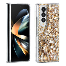 For Samsung Galaxy Z Fold 6 Case Full Diamond Bling with Ornaments Hard Cover