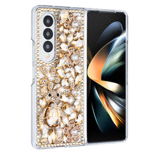 For Samsung Galaxy Z Fold 6 Case Full Diamond Bling with Ornaments Hard Cover