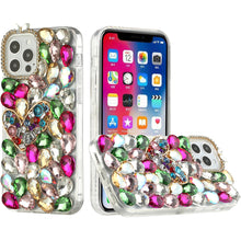 For Samsung S23 FE 5G Case Full Bling with Ornaments Cover + Tempered Glass