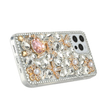 For Samsung Galaxy S24+ Plus Case Full Diamond Bling with Ornaments Phone Cover