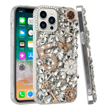 For Motorola Edge+ Plus(2023) Case Full Diamond Bling  with Ornaments Hard Cover