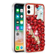 For iPhone 15 Pro Max Case Full Bling with Ornaments Cover + 2 Screen Protectors