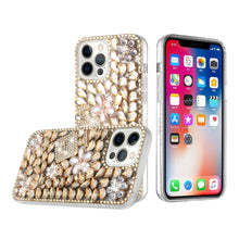 For Motorola Edge+ Plus(2023) Case Full Diamond Bling  with Ornaments Hard Cover