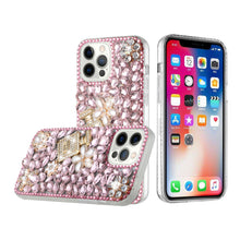 For Motorola Edge+ Plus(2023) Case Full Diamond Bling  with Ornaments Hard Cover