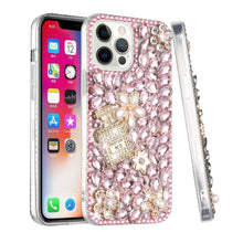 For Motorola Edge+ Plus(2023) Case Full Diamond Bling  with Ornaments Hard Cover