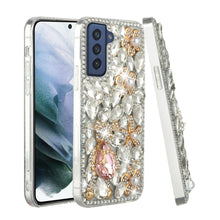 For Samsung Galaxy S24 Ultra Case Full Diamond Bling with Ornaments Phone Cover