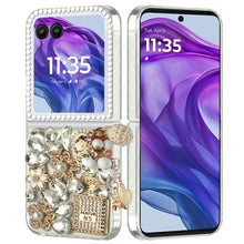 For Motorola Razr+ Plus 2024 Case Full Bling Diamond Rhinestone Phone Cover