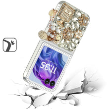 For Motorola Razr+ Plus 2024 Case Full Bling Diamond Rhinestone Phone Cover