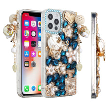 For iPhone 14 PRO Case Full Bling Faux Diamond Rhinestone Jewel Decor Cover