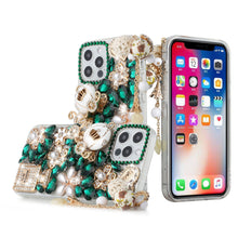 For iPhone 14 PRO Case Full Bling Faux Diamond Rhinestone Jewel Decor Cover