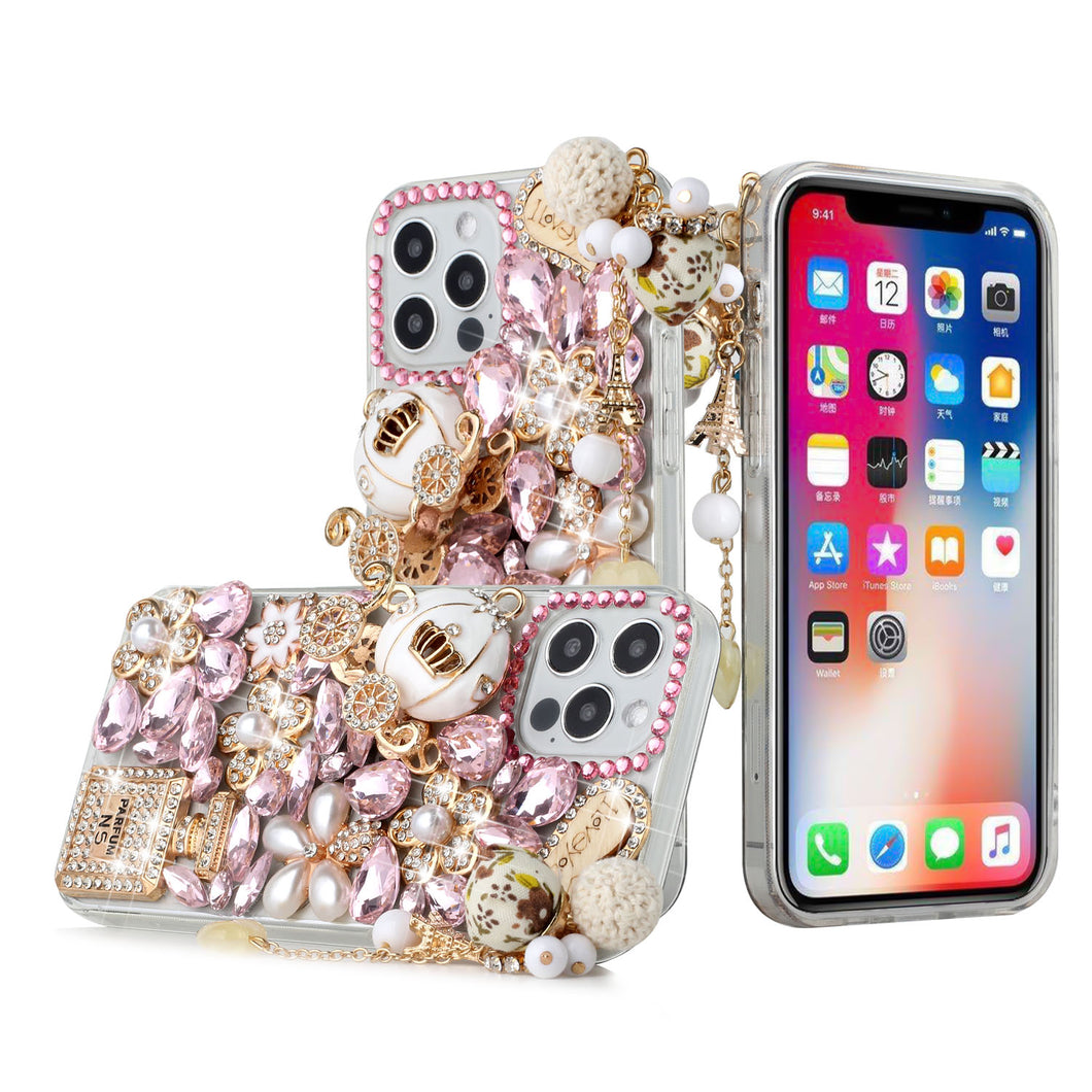 For Samsung Galaxy S24+ Plus Case Full Bling 3D Rhinestone Fashion Phone Cover