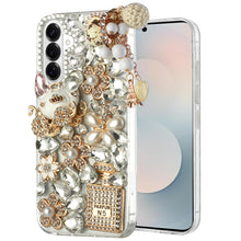 For Samsung S26 6.3" Case Full Bling Diamond Rhinestone Jewel + Tempered Glass