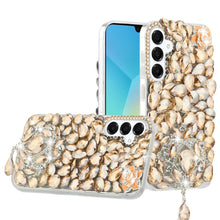 For Samsung A16 5G Case Full Bling Large 3D Jewel Phone Cover + Tempered Glass