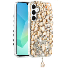 For Samsung A16 5G Case Full Bling Large 3D Jewel Phone Cover + Tempered Glass