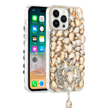 For iPhone 15 Pro Max Case Full Bling Large 3D Jewel Cover + 2 Screen Protectors