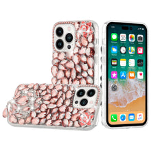 For iPhone 15 Pro Max Case Full Bling Large 3D Jewel Cover + 2 Screen Protectors